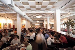interior of Centro with people dining